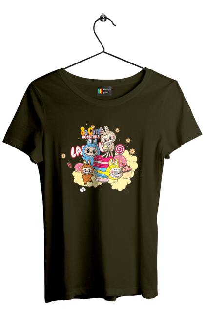 Футболка жіноча з принтом "Labubu". Labubu, weird cute, іграшки, лабубу. 2070702