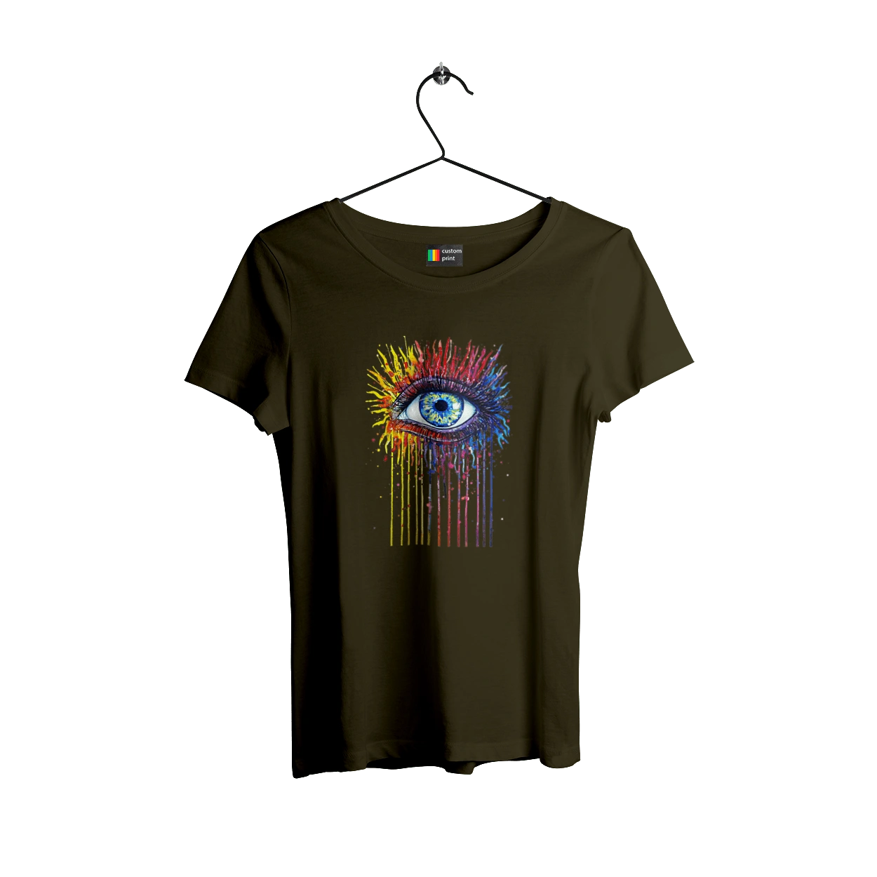 Colorful Flowing Eye