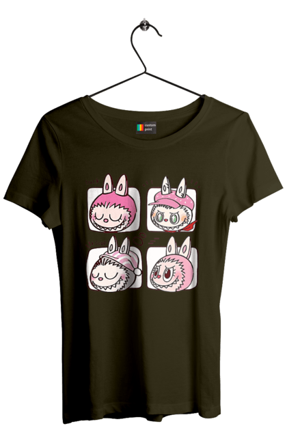 Футболка жіноча з принтом "Labubu". Labubu, weird cute, іграшки, лабубу. 2070702