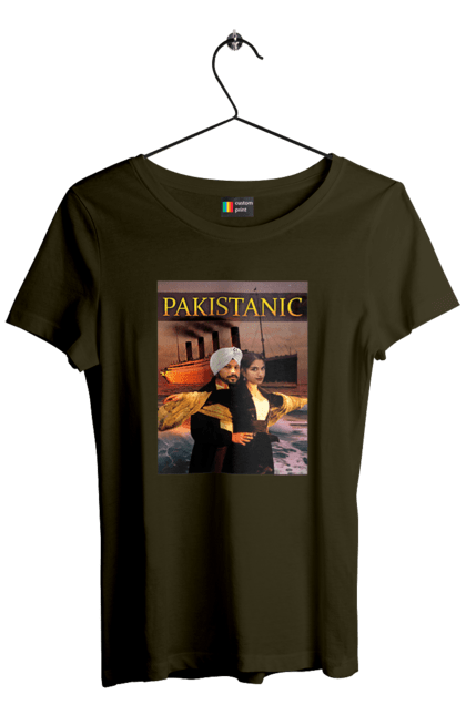 Футболка жіноча з принтом "Pakistanic". Гумор, кіно, креативні, пакістан, приколи, прикольні, смішні, титанік, тренди, фільми. 2070702