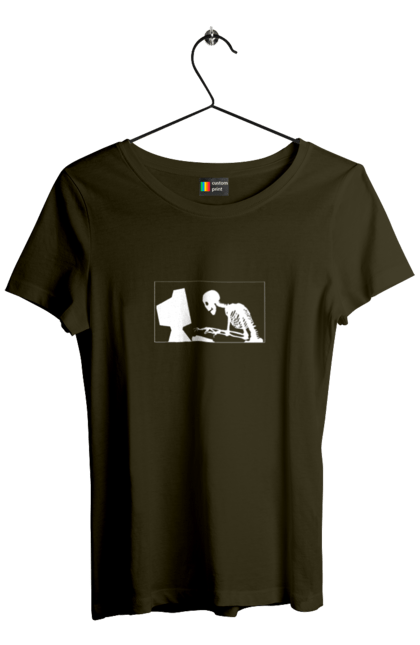 Футболка жіноча з принтом "Програміст". Angular, c, css, html, it, javascript, jquery, php, python, react, svelt, vue, айтишник, айті, гумор, код, кодувати, прогер, програміст, програмісти, ти ж, ти ж програміст, тиж програміст. 2070702