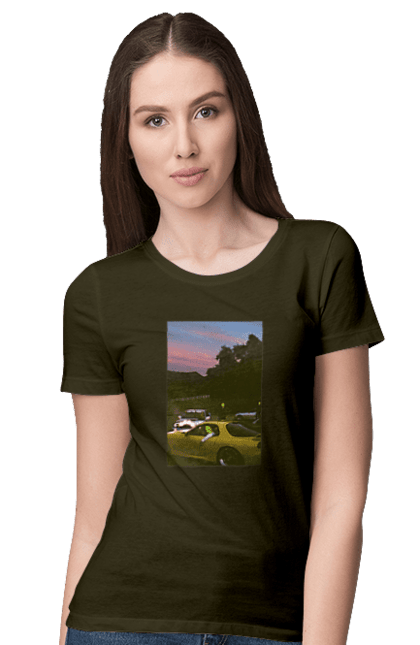 Women`s t-shirt with prints Auto. 2022, auto, cars, mechanic, style. 2070702