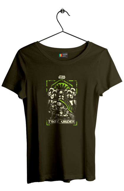 Women's t-shirt with prints Star Wars First Order. First order, military dictatorship, movie, star wars, stormtroopers. 2070702