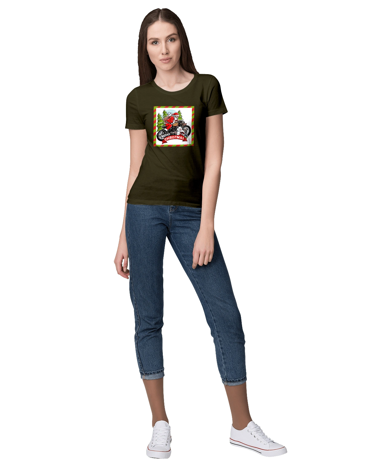 Santa on a motorcycle