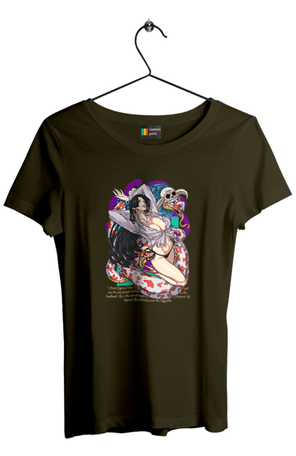 Women's t-shirt with prints One Piece Boa Hancock. Anime, boa hancock, manga, one piece, pirate empress, straw hat pirates. 2070702