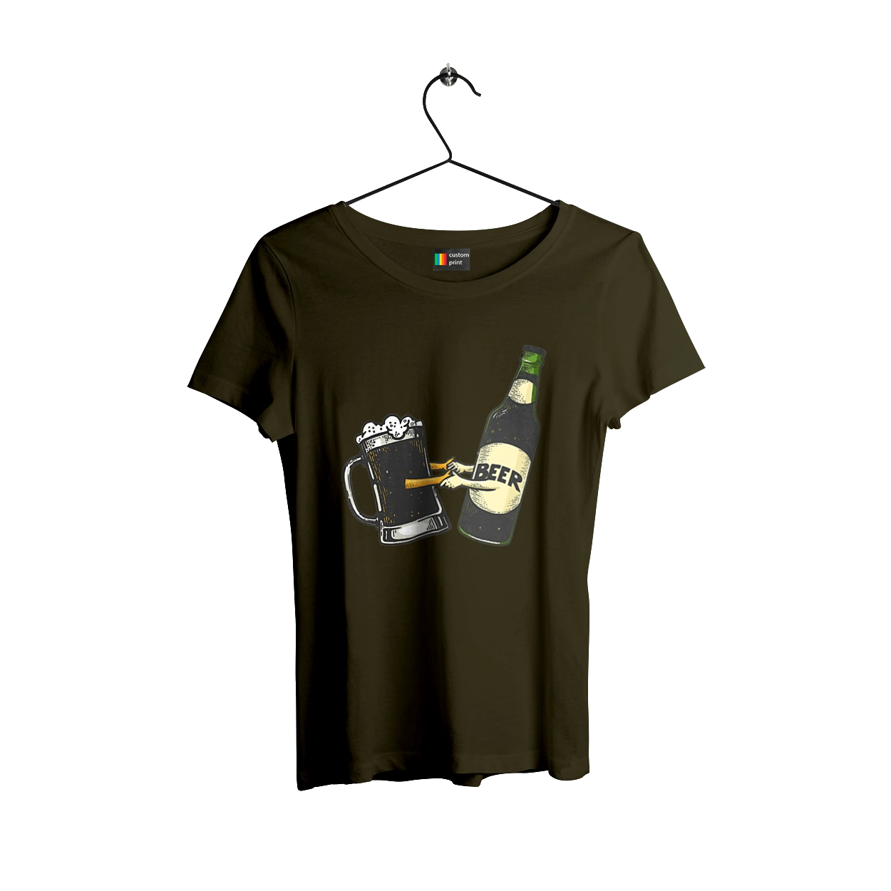 Bottle Of Beer With A Glass Of Beer