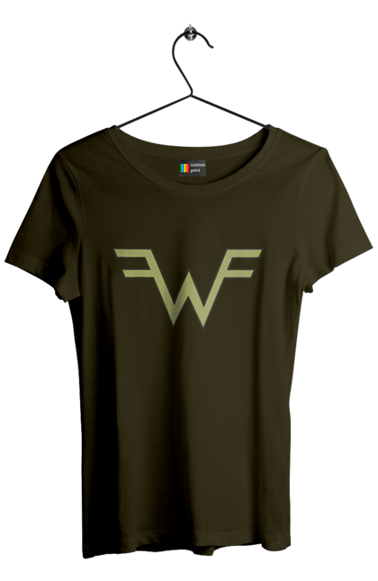 Women's t-shirt with prints Weezer. Alternative rock, group, indie rock, music, pop rock, power pop, rock, weezer. 2070702