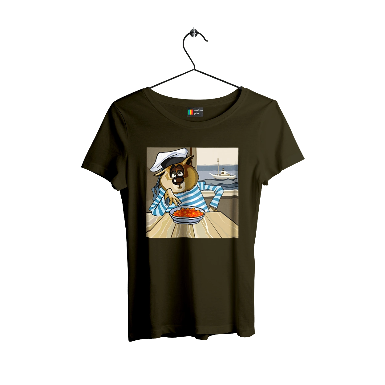 Cat Sailor, On The Ship Eats Red Caviar