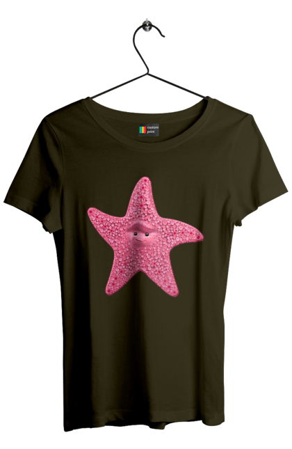 Women`s t-shirt with prints Star, In Search Of Nemo, Cartoon. Cartoon, finding nemo, star. 2070702