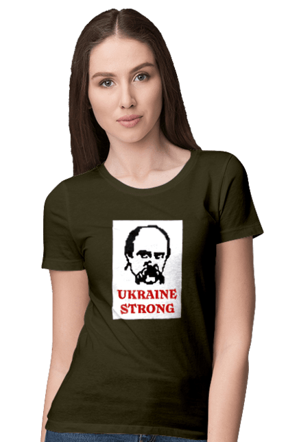 Women`s t-shirt with prints Taras Shevchenko 2070702