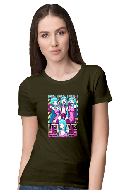 Women's t-shirt with prints Me! Me! Me!. Anime, clip, daoko, teddyloid, young woman. 2070702