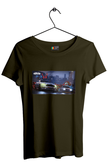 Women`s t-shirt with prints Need for Speed Unbound. Heat, need, need for speed, nfs, speed, unbound. 2070702