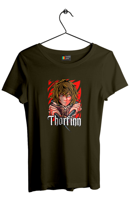 Women's t-shirt with prints Vinland Saga Thorfinn. Anime, manga, thorfinn, vinland saga. 2070702