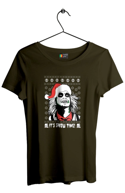 Women`s t-shirt with prints Beetlejuice. Beetlejuice, comedy, ghost, horror, movie, tim burton, warner bros. 2070702