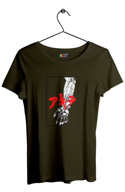 Women's t-shirt with prints Akira Tetsuo Shima. Akira, anime, cyberpunk, manga, tetsuo shima. 2070702