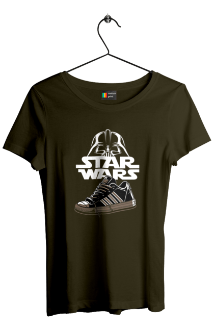 Women's t-shirt with prints Star Wars. Clone, helmet, lukasfilm, star wars, stormtrooper, trooper. 2070702