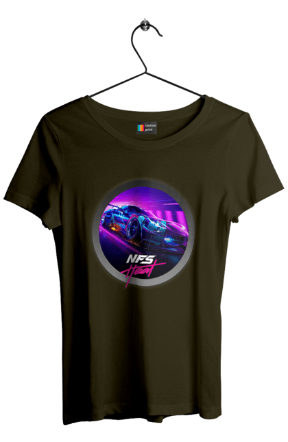 Women`s t-shirt with prints Need for speed Heat. Heat, need, need for speed, nfs, speed, unbound. 2070702