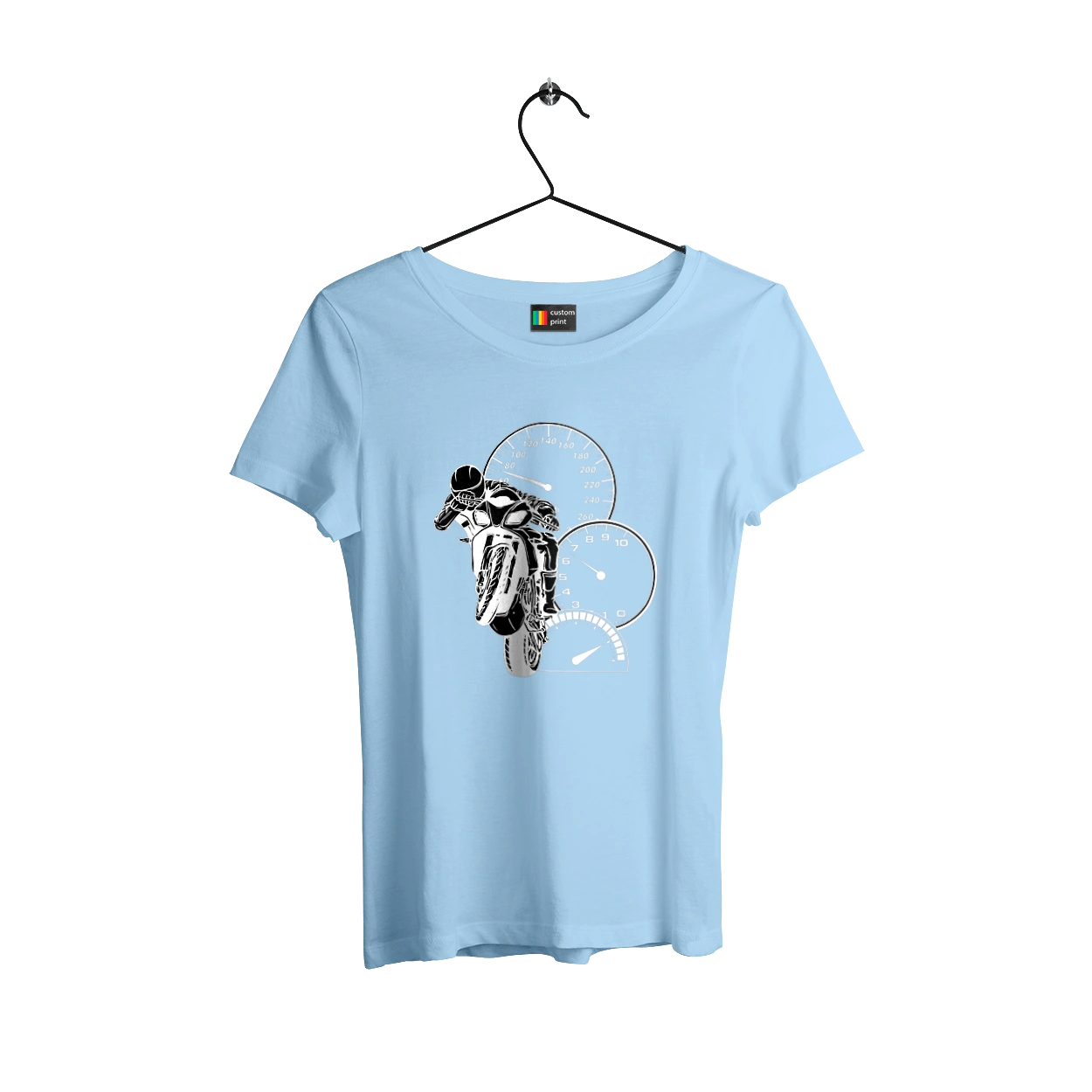 Motorcycle And Speed White