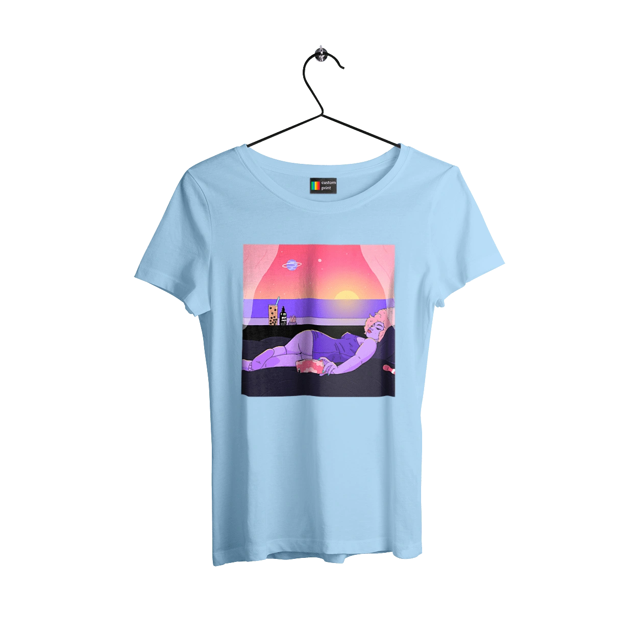 Фіолетова Дівчина На Відпочинку