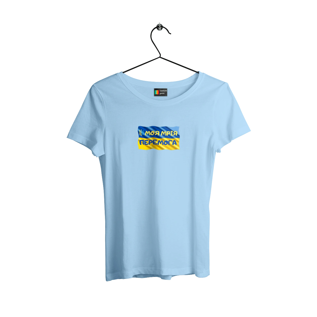 My dream is victory. the flag of Ukraine. Emblem of Ukraine