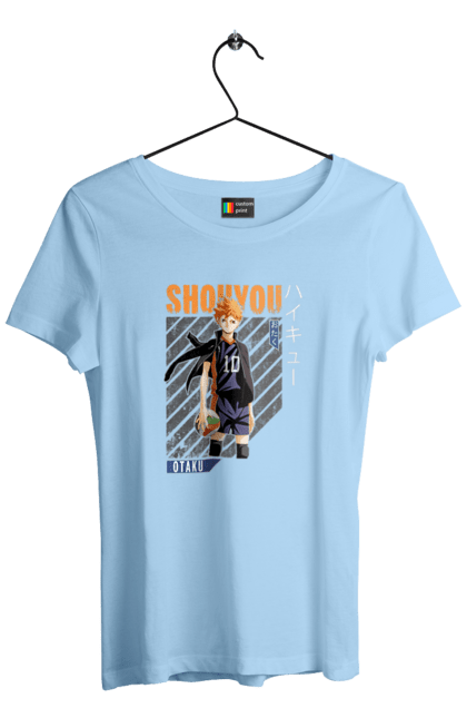 Women`s t-shirt with prints Haikyu!! Hinata. Anime, haikyu, hinata, manga, shoyo hinata, sports anime, volleyball. 2070702