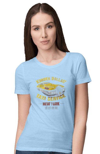 Women`s t-shirt with prints Fifth element | Korban Dallas | Taxi service. Corban dallas, fifth element, new york, taxi, taxi service. 2070702
