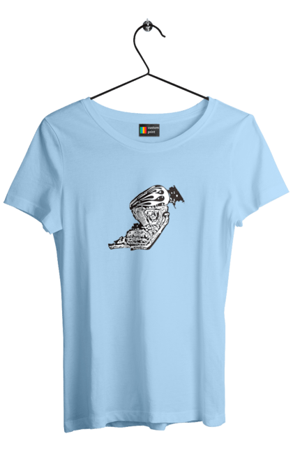 Футболка жіноча з принтом "Двигун мотоцикла". Байк, бензобак, двигун мотоцикла, харлей девідсон, циліндри, чопер. 2070702