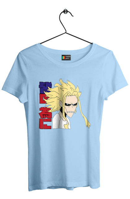 Women's t-shirt with prints My hero academy All Might. All might, anime, manga, mga, my hero academy, one for all, yagi toshinori. 2070702