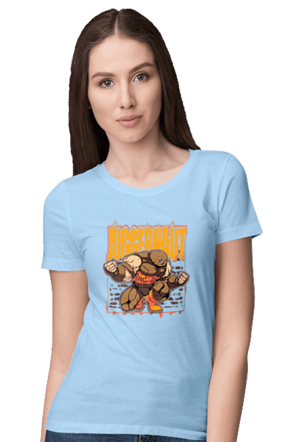 Women's t-shirt with prints Juggernaut. Cain marko, comic, juggernaut, marvel, marvel comics. 2070702