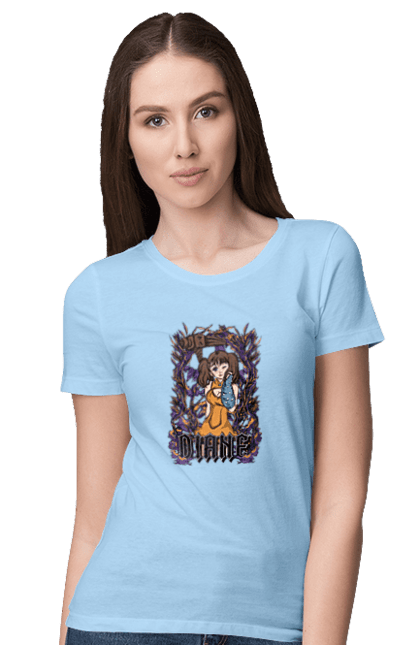 Women's t-shirt with prints Seven Deadly Sins Diane. Adventures, anime, comedy, diana, diane, fantasy, manga, seven deadly sins. 2070702