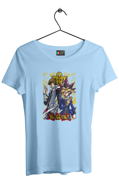 Women's t-shirt with prints Yu Gi Oh! Seto Kaiba. Anime, manga, player, seto kaiba, shareholder, yu gi oh, yugio. 2070702