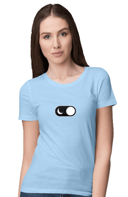 Футболка жіноча з принтом "Нічний режим". Angular, c, css, html, it, javascript, jquery, php, python, react, svelt, vue, айтишник, айті, гумор, код, кодувати, прогер, програміст, програмісти, ти ж, ти ж програміст, тиж програміст. 2070702