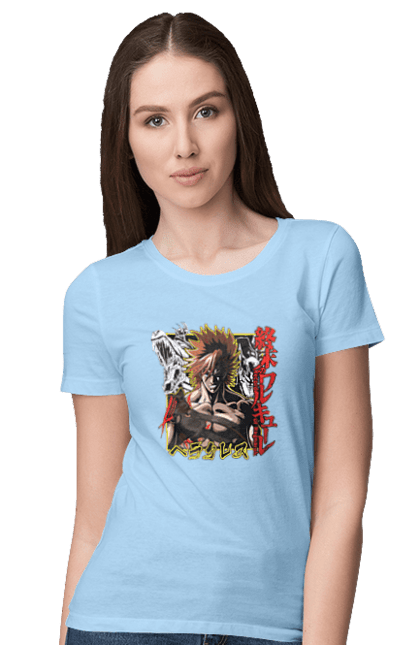 Women's t-shirt with prints Record of Ragnarok Hercules. Anime, anime, hercules, manga, record of ragnarok. 2070702