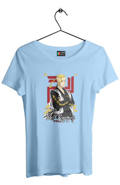 Women's t-shirt with prints Tokyo Revengers Draken. Anime, draken, ken ryuguji, ken-chin, manga, serial, tokyo manji gang, tokyo revengers. 2070702