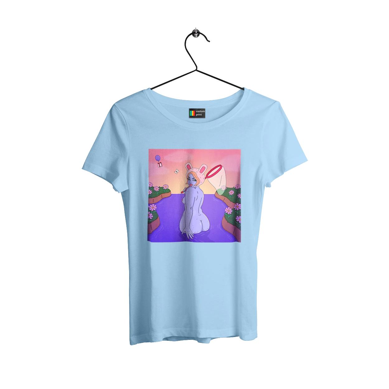 Purple Girl On The Hunt