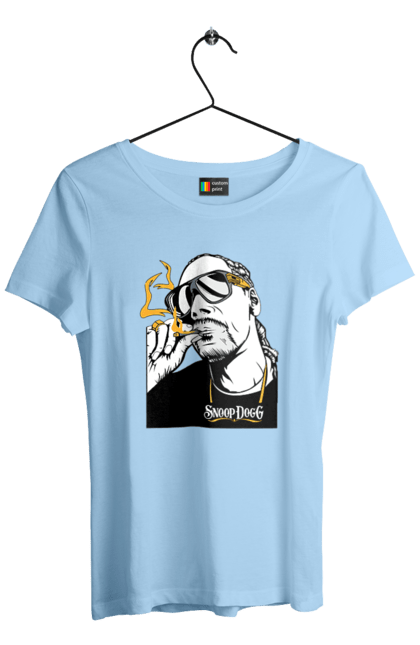 Women's t-shirt with prints Snoop dogg 1. Actor, musician, producer, rapper, snoop dogg. 2070702