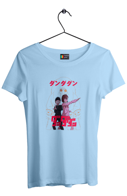 Women`s t-shirt with prints Dandadan. Anime, ayase, dandadan, ken takakura, manga, momo ayase, okarun, takakura. 2070702
