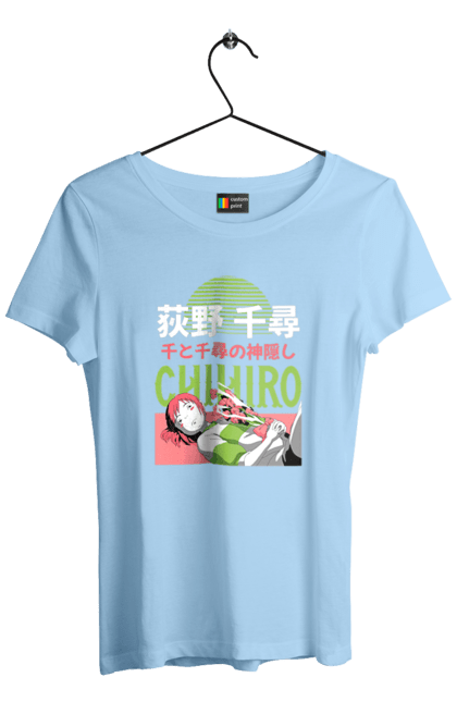 Women's t-shirt with prints Spirited Away Chihiro. Chihiro, chihiro ogino, spirited away. 2070702