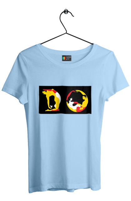 Футболка жіноча з принтом "Розтяжка По Дорослому". Пози, розтяжка. 2070702