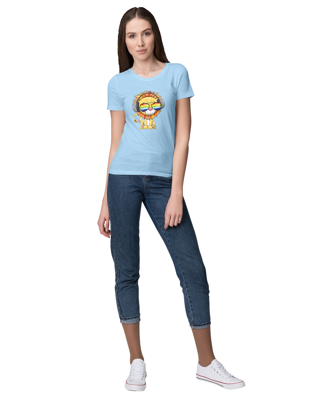 Lion In Glasses And Headphones