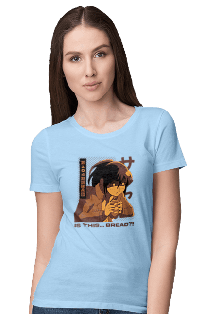 Women's t-shirt with prints Attack on Titan Sasha. Anime, attack on titan, manga, sasha, sasha blouse, shingeki no kyojin, survey corps. 2070702