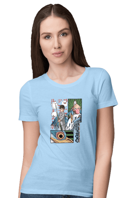 Women's t-shirt with prints The Boy and the Heron. Boy and bird, cartoon, ghibli, japan, miyazaki, studio ghibli. 2070702