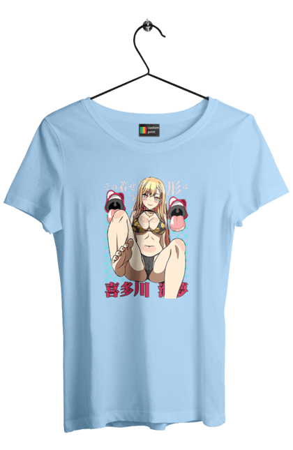 Women's t-shirt with prints My Dress Up Darling. Anime, gyaru, manga, marin kitagawa, marine, my dress-up darling, porcelain doll. 2070702