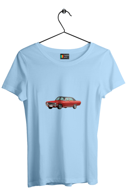 Women`s t-shirt with prints Auto.3. Auto, old car, photo, professional photo. 2070702