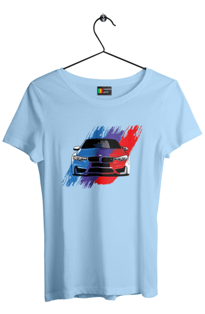 Футболка жіноча з принтом "BMW". Bmw, авто, бмв, бмв фан, фанклуб. 2070702
