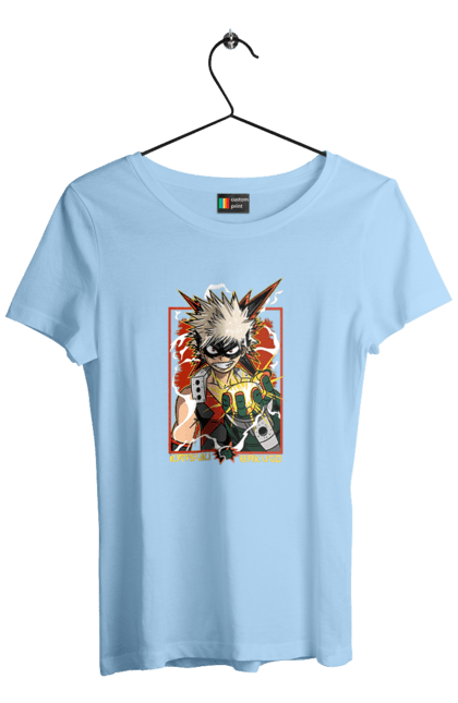 Women's t-shirt with prints My hero academy Bakugo. Anime, bakugo, katsuki, katsuki bakugo, manga, mga, my hero academy, yue academy. 2070702