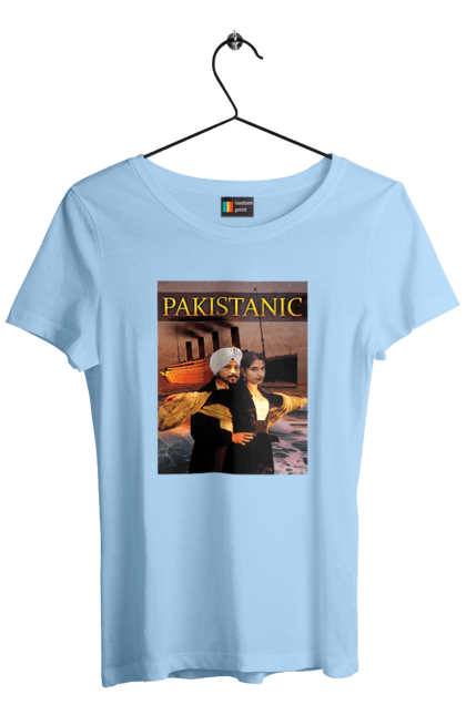 Футболка жіноча з принтом "Pakistanic". Гумор, кіно, креативні, пакістан, приколи, прикольні, смішні, титанік, тренди, фільми. 2070702