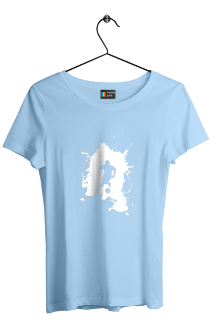 Футболка жіноча з принтом "Футбол у серці". Ворота, гол, збірна, м`яч, перемога, спорт, турнір, україна, футбол, чемпіонат. 2070702