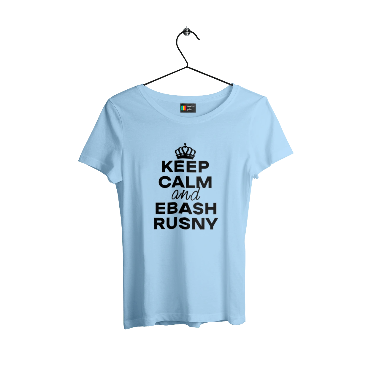 Keep Calm and Ebash Rusny black