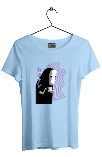 Women's t-shirt with prints Spirited Away Kaonashi. Faceless, kaonashi, spirited away. 2070702